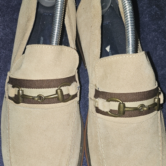 Joseph ABBOUD Suede Tan Loafers Sz 10